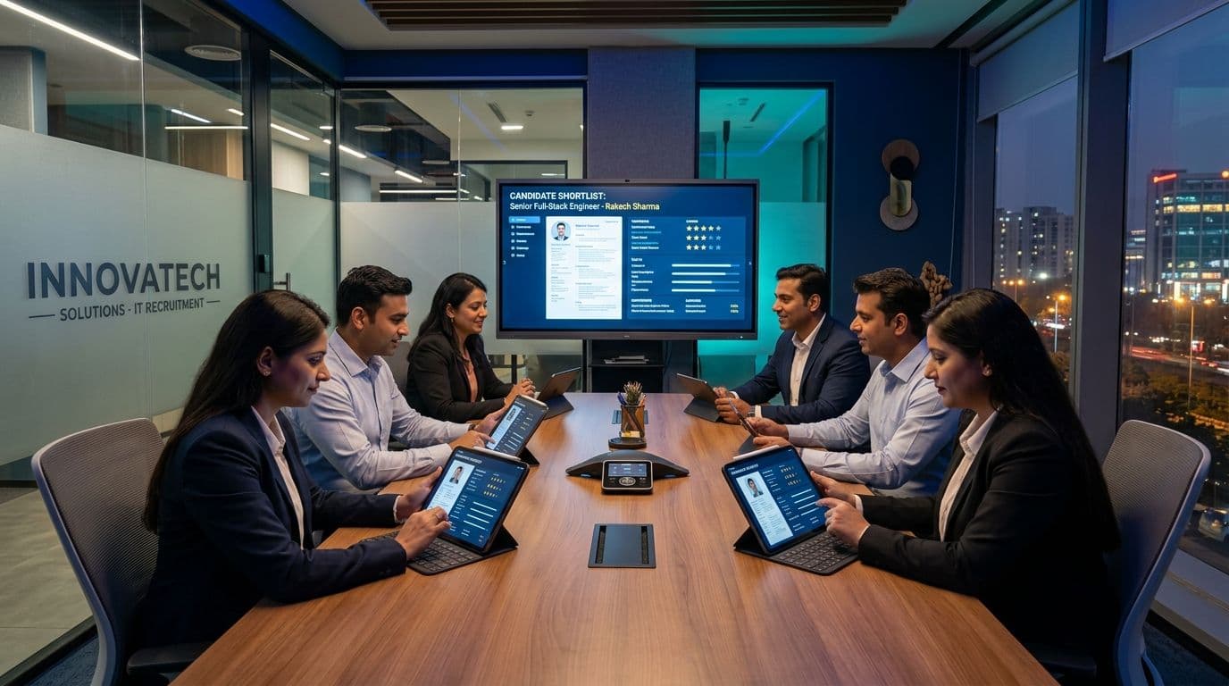 Talent acquisition and executive recruitment boardroom